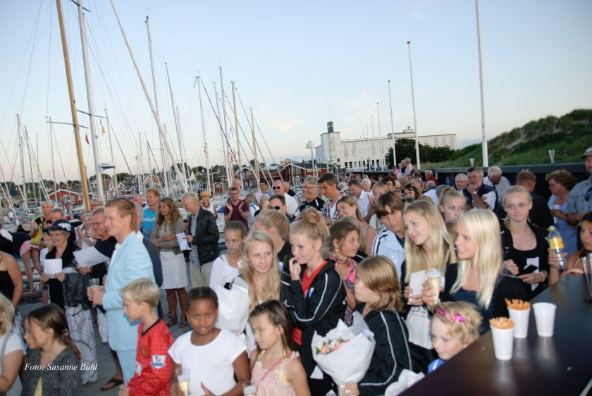 Traditionen med moleræs blev genindført i Hornbæk sidste år. Her et billede fra begivenheden, som gentages i år på søndag den 3. august. Foto: Susanne Buhl.